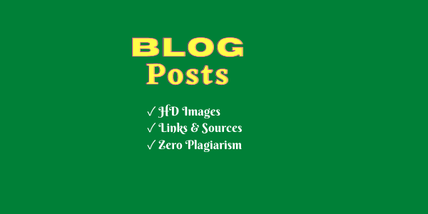 Blog Content – Blog Posts & SEO Articles